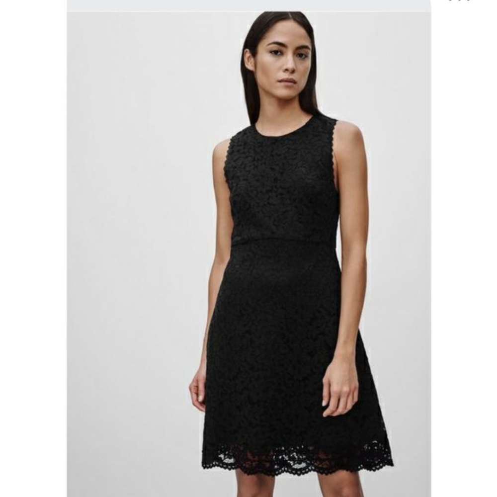 Aritzia Black Lace Dress
